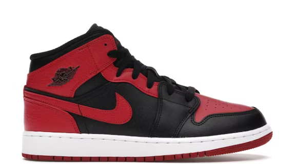 Jordan 1 Mid Banned (2020) (GS) SZ 5Y