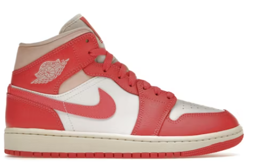 Jordan 1 Mid Strawberries and Cream (Women's) SZ 12W/10.5M