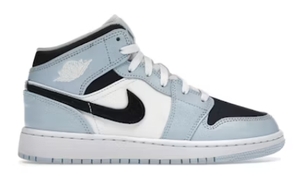 Jordan 1 Mid Ice Blue (2022) (GS) SZ 6Y USED