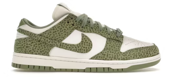 Nike Dunk Low Safari Oil Green (Women's) SZ 8.5W/7M