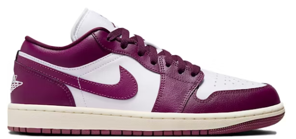 Jordan 1 Low Bordeaux (Women's) SZ 9W/7.5M