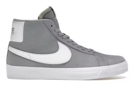 Nike SB Blazer Mid Wolf Grey SZ 9.5 MISSING LID