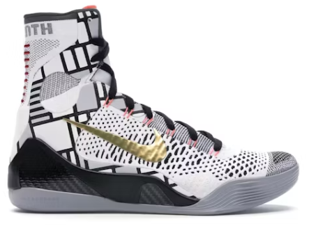 Nike Kobe 9 Elite Gold Fundamentals SZ 12 USED