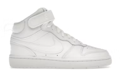 Nike Court Borough Mid 2 White (GS) SZ