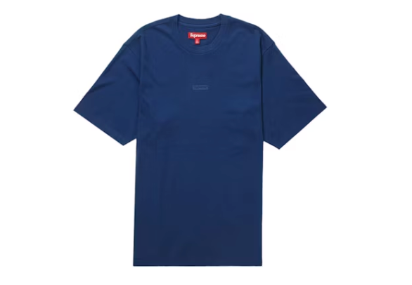 Supreme High Density Small Box S/S Top Light Navy Sz Large