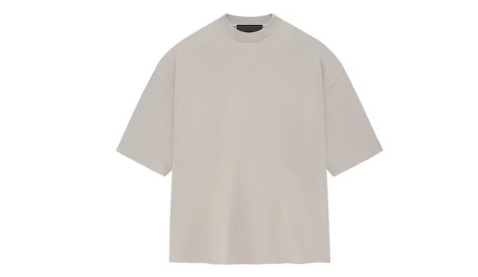 Fear of God Essentials Tee Silver Cloud Sz Large