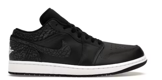 Jordan 1 Low SE Black Elephant SZ 9 MISSING LID