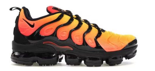 Nike Air VaporMax Plus Black Orange Crimson SZ 9.5