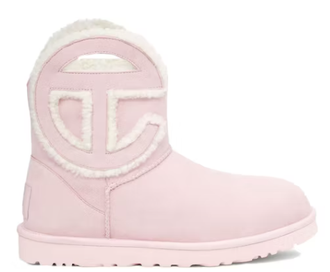 UGG x Telfar Logo Mini Pink SZ 3