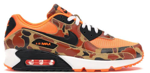 Nike Air Max 90 Duck Camo Orange SZ 9.5