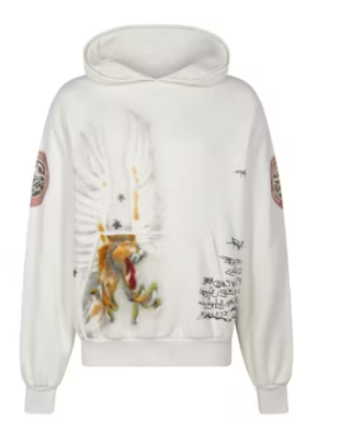 Travis Scott Utopia Circus Maximus 2023 Tour Hoodie White SZ L