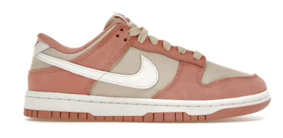 Nike Dunk Low PRM Red Stardust SZ 13 MISSING LID