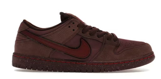 Nike SB Dunk Low City of Love Burgundy Crush SZ 10