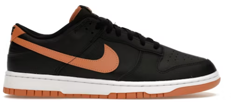 Nike Dunk Low Black Amber Brown SZ 12 MISSING LID