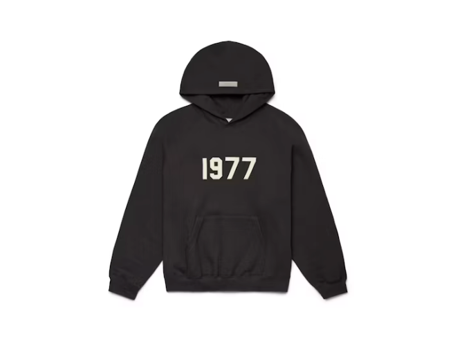 Fear of God Essentials 1977 Hoodie Iron Sz X-Large