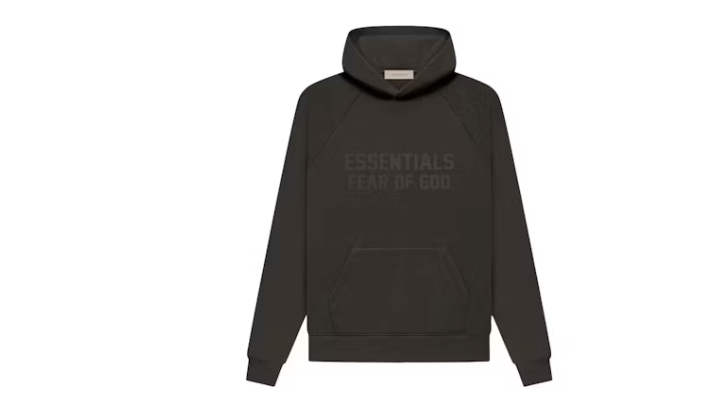 Fear of God Essentials Hoodie Off Black Sz Large