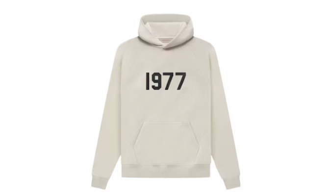 Fear of God Essentials 1977 Hoodie Wheat Sz Large