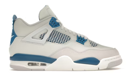 Jordan 4 Retro Military Blue (2024) SZ 10