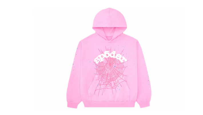 Sp5der OG Web Hoodie Pink Sz X-Large