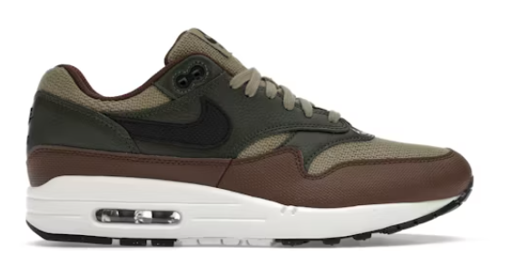 Nike Air Max 1 Essential PRM Neutral Olive Cacao Wow SZ 14