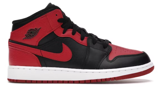 Jordan 1 Mid Banned (2020) (GS) SZ 4Y