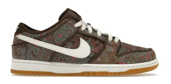 Nike SB Dunk Low Pro Paisley Brown SZ 9.5