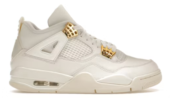 Jordan 4 Retro Metallic Gold (Women's) SZ 11W/9.5M