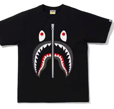 BAPE Line 1st Camo Shark Tee Sz XL