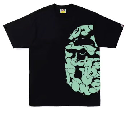 BAPE Text Code Camo Side Big Ape Head Large