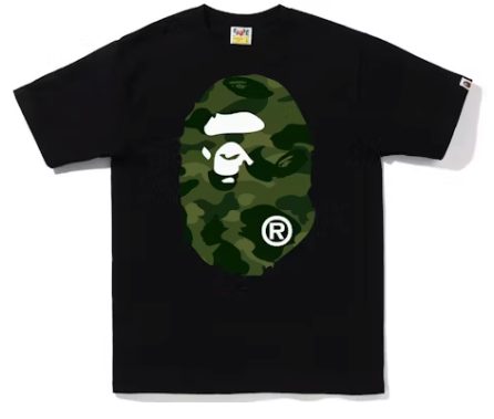 BAPE Color Camo Big Ape Head Sz Small