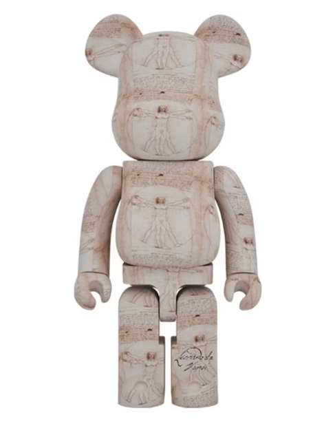 Bearbrick Leonardo da Vinci (Vitruvian Man) 1000%