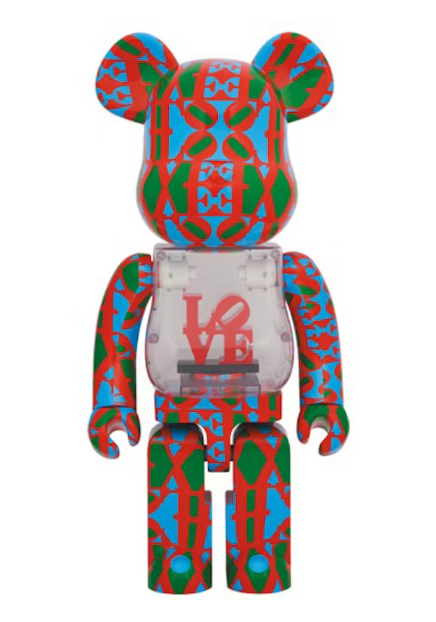 Bearbrick Robert Indiana "LOVE" 1000%