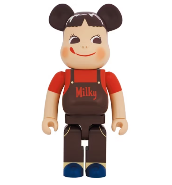 Bearbrick Peko-chan Chocolate Milky 1000%