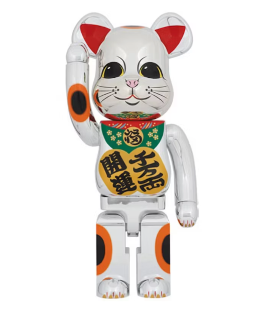 Bearbrick Lucky Cat Good Luck Ten Million Ryo 1000%