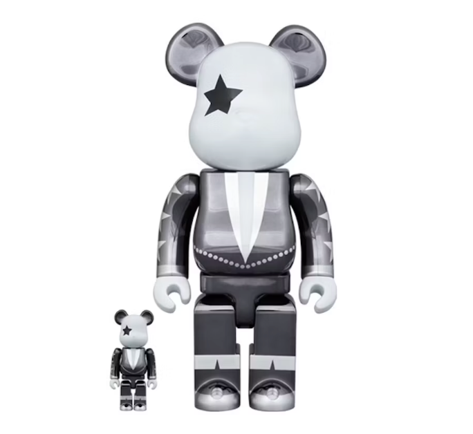 Bearbrick x KISS Star Child 100% & 400% Set