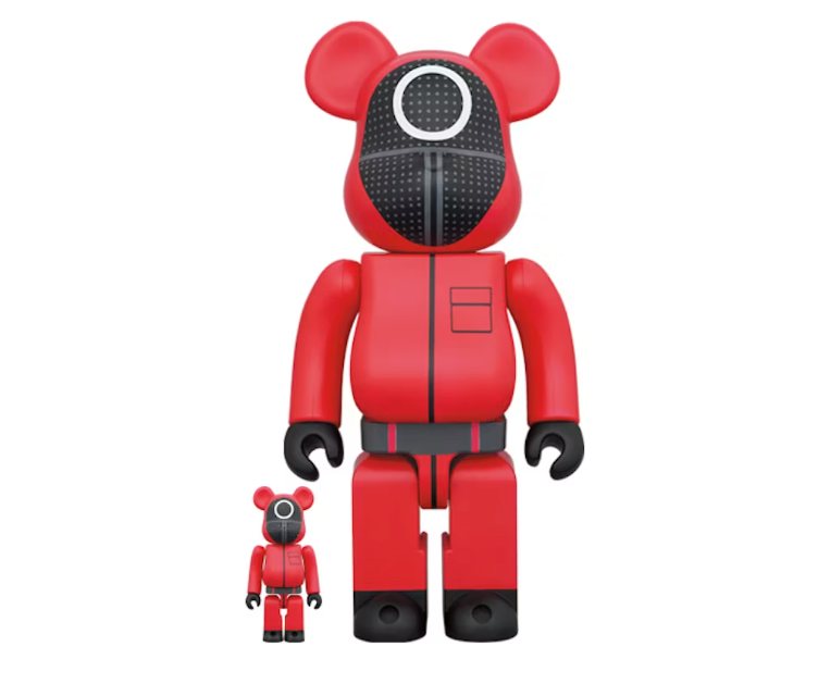 Bearbrick x Squid Game Guard (Circle) 100% & 400% Set