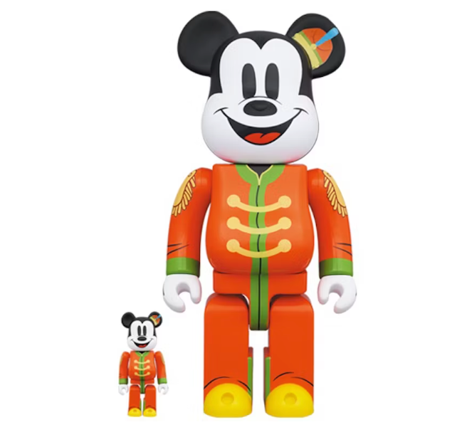 Bearbrick x Disney Mickey Mouse (The Band Concert) 100% & 400% Set