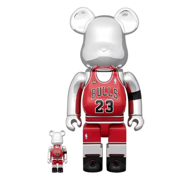 Bearbrick Michael Jordan 1998 Last Shot 100% & 400% Set