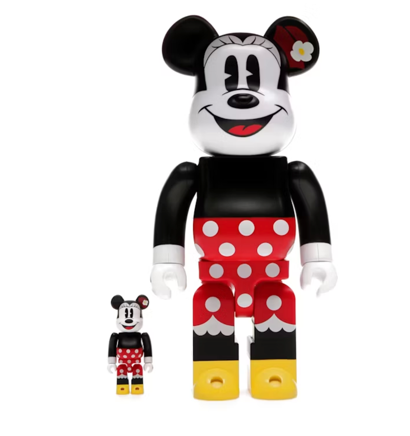 Bearbrick x Disney Minnie Mouse 100% & 400% Set