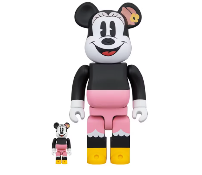 Bearbrick x Disney Box Lunch Minnie 100% & 400% Set