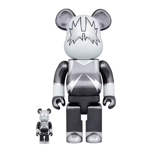 Bearbrick x KISS The Spaceman 100% & 400% Set