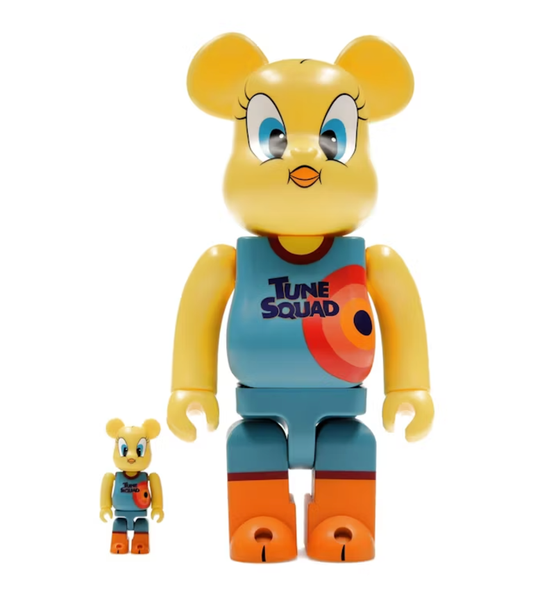 Bearbrick Space Jam: A New Legacy Tweety 100% & 400% Set