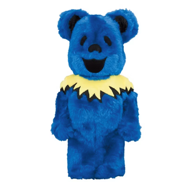 Bearbrick x Grateful Dead Dancing Bear Costume Ver. 400% Blue