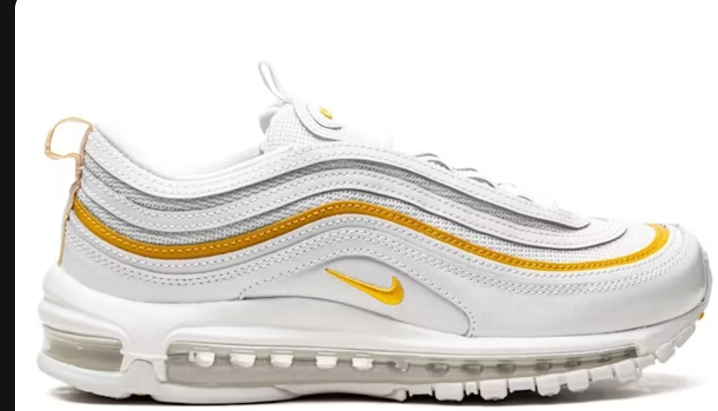 Nike Air Max 97 White University Gold (Women's) SZ 9