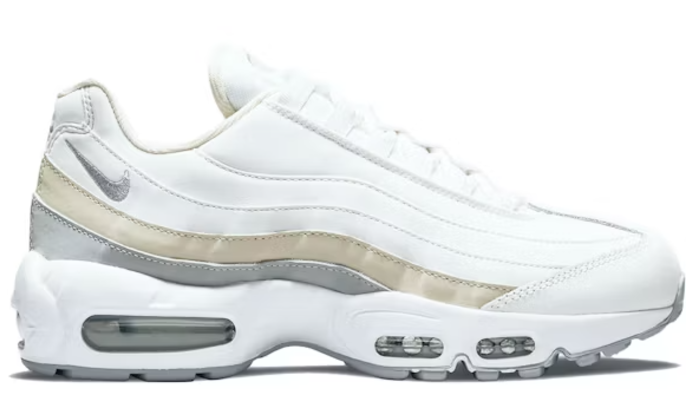 Nike Air Max 95 White Beige Grey (Women's) SZ 8.5