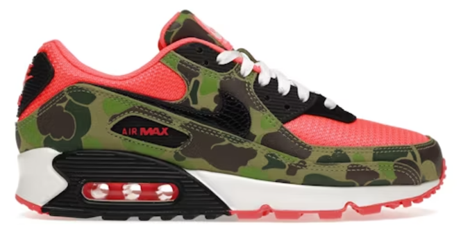 Nike Air Max 90 Reverse Duck Camo SZ 14 MISSING LID