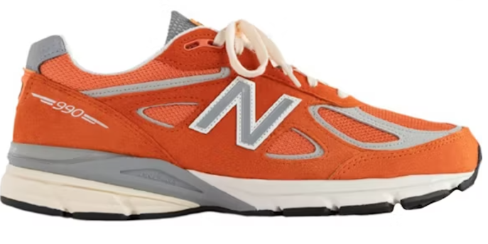 New Balance 990v4 MiUSA Aime Leon Dore Red Clay SZ 10.5 USED