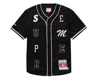 Supreme Mitchell & Ness Patchwork Baseball Sz XL