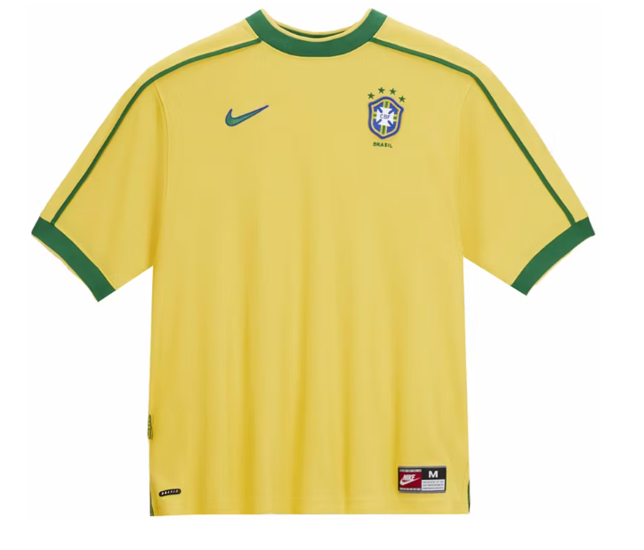 Nike Brazil 1998 Soccer Replica Jersey Sz 2XL