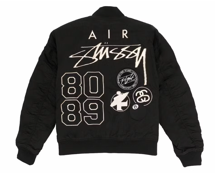 Stussy x Nike Reversible Varsity Jacket Sz Small